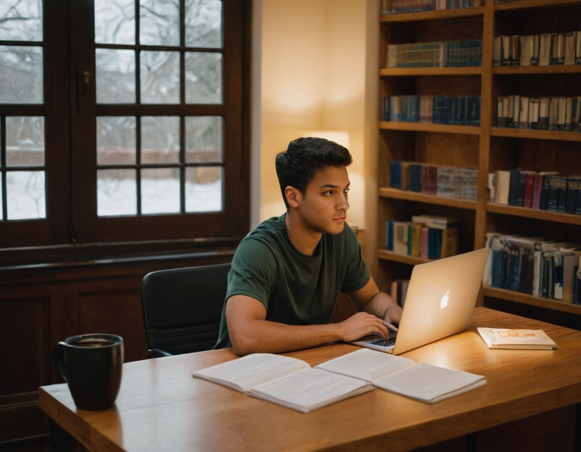 Letting AI Review Your Essay Draft Before Submitting in action with AI-powered tools