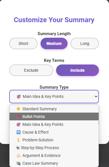 Summarize PDF AI Tool demo example in Chrome