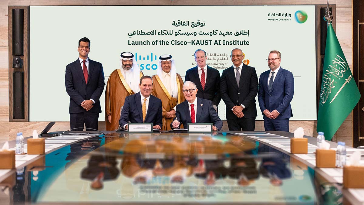 Image for In the Presence of the Minister of Energy, Cisco and King Abdullah University of Science and Technology (KAUST) launch landmark AI Institute to accelerate AI research, development, and talent in Saudi Arabia