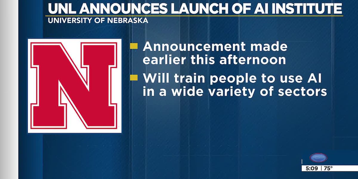 University of Nebraska launches AI Institute to lead research, education