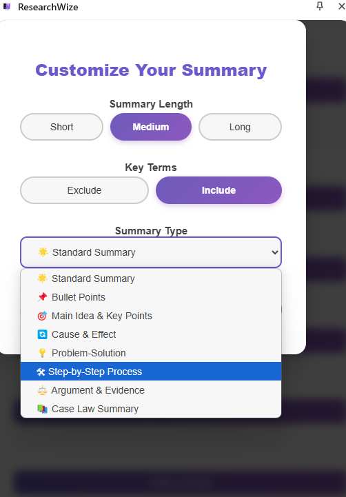 ResearchWize in Action