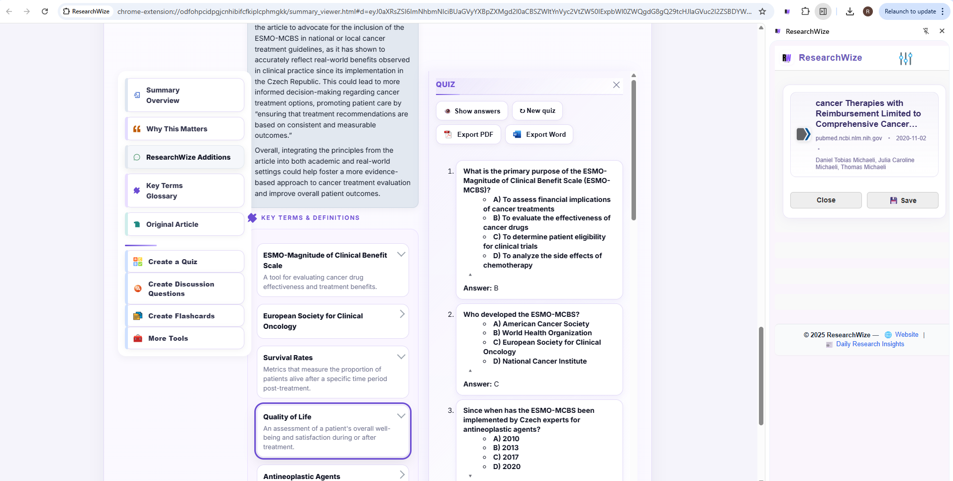 ResearchWize install screen